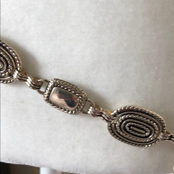 Silver chain link belt - Picture 3 of 5